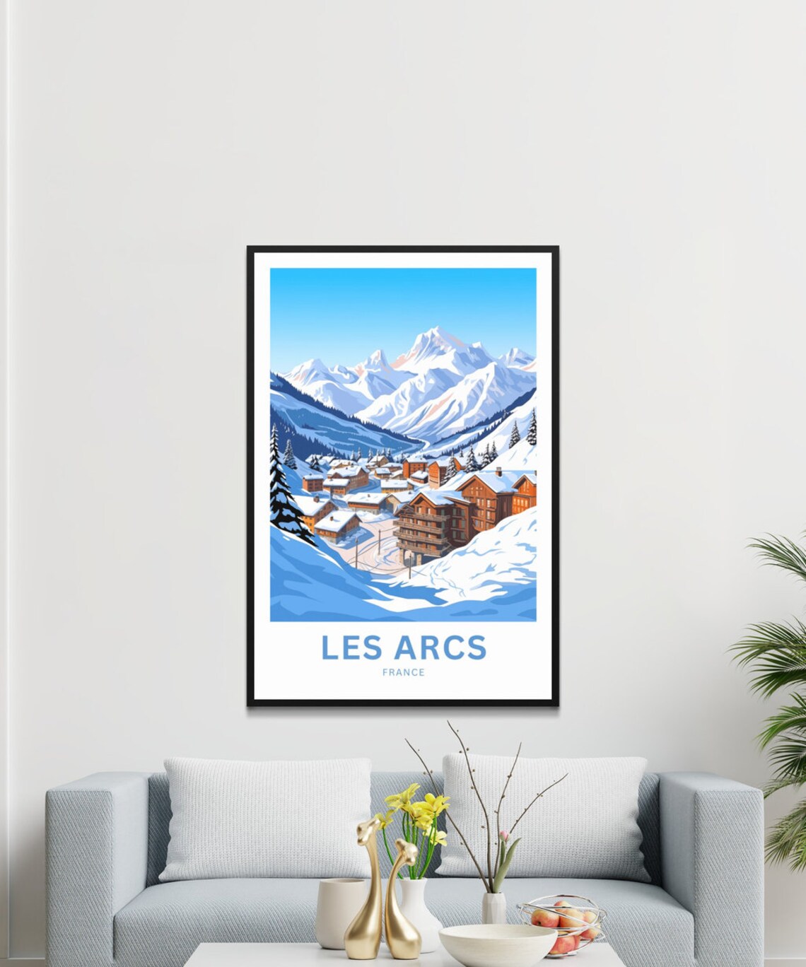 Les Arcs Travel Poster, France Gift - Image 3