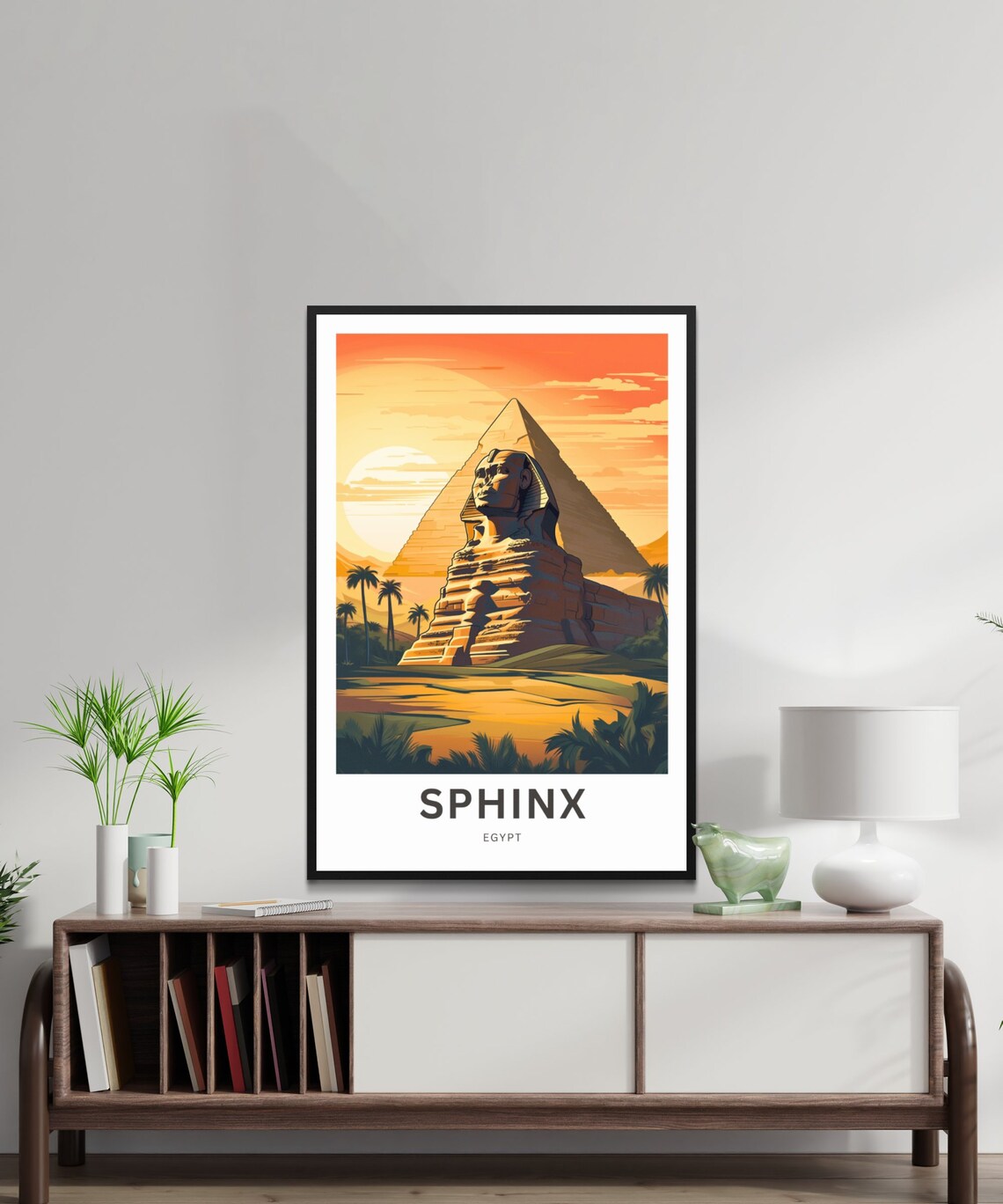 Sphinx Travel Poster, Egypt Wall Art Print - Image 2
