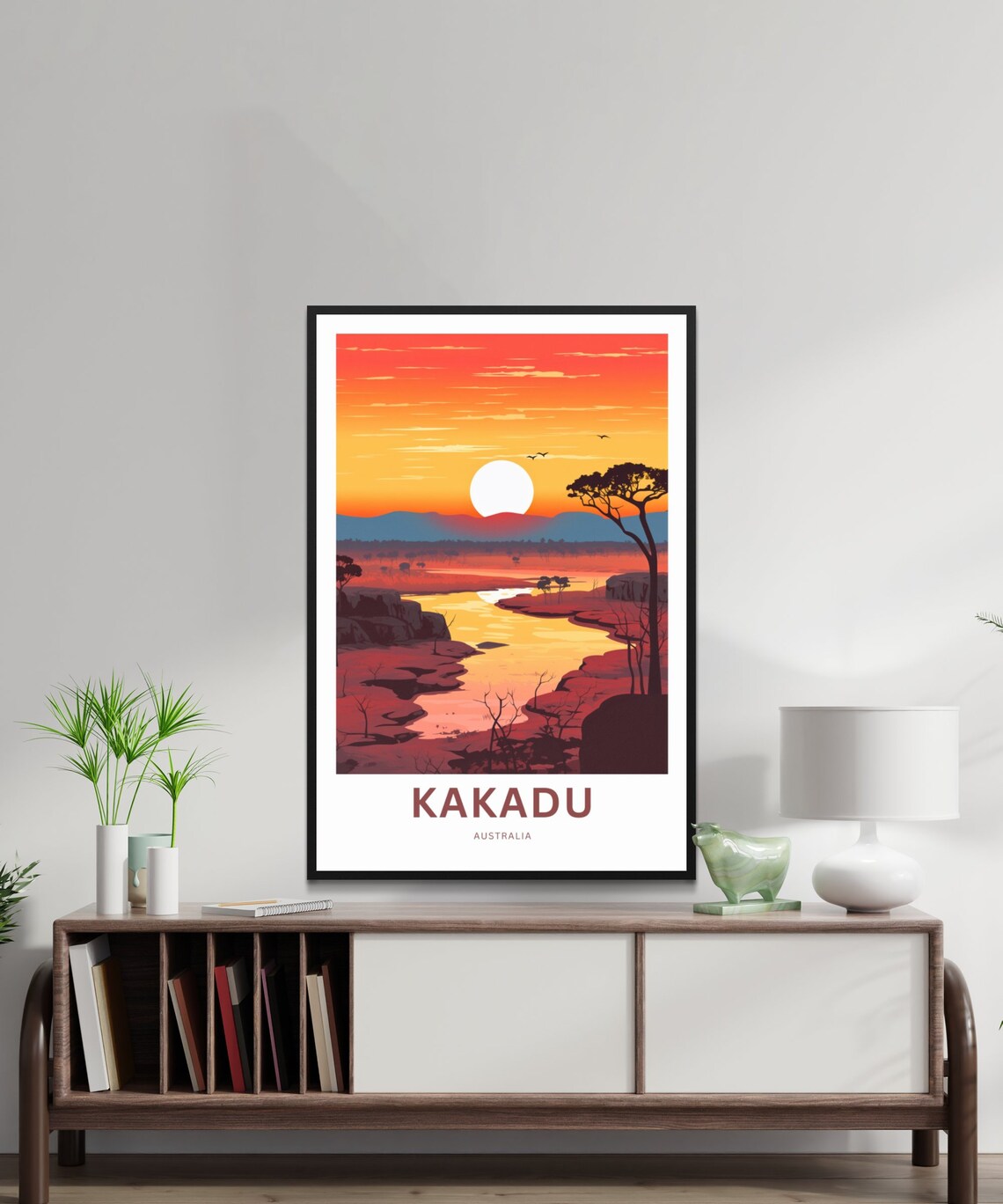 Kakadu National Park Sunset River Custom Travel Poster Australia - Image 2