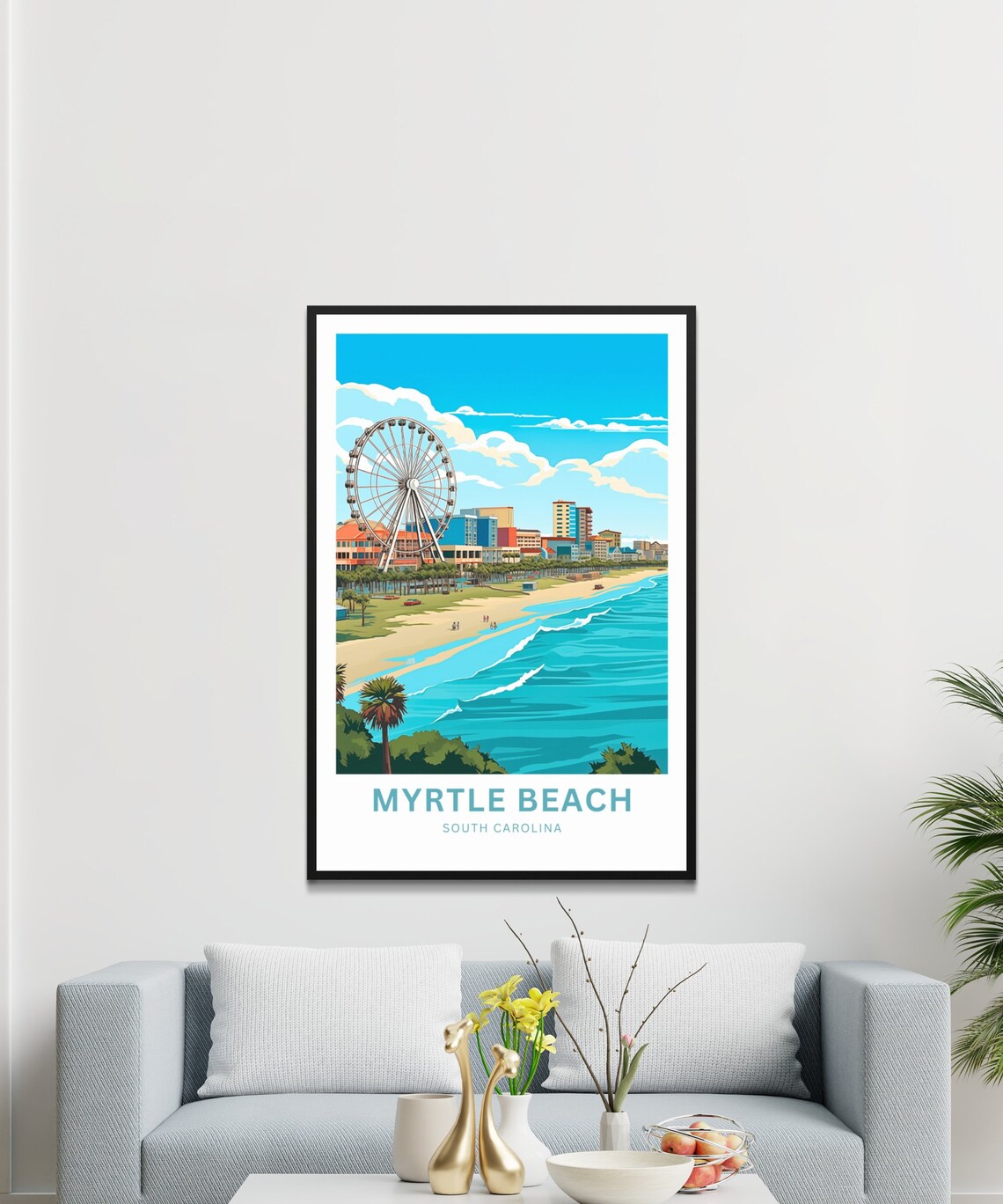Myrtle Beach South Carolina Present Gift Poster - Image 4
