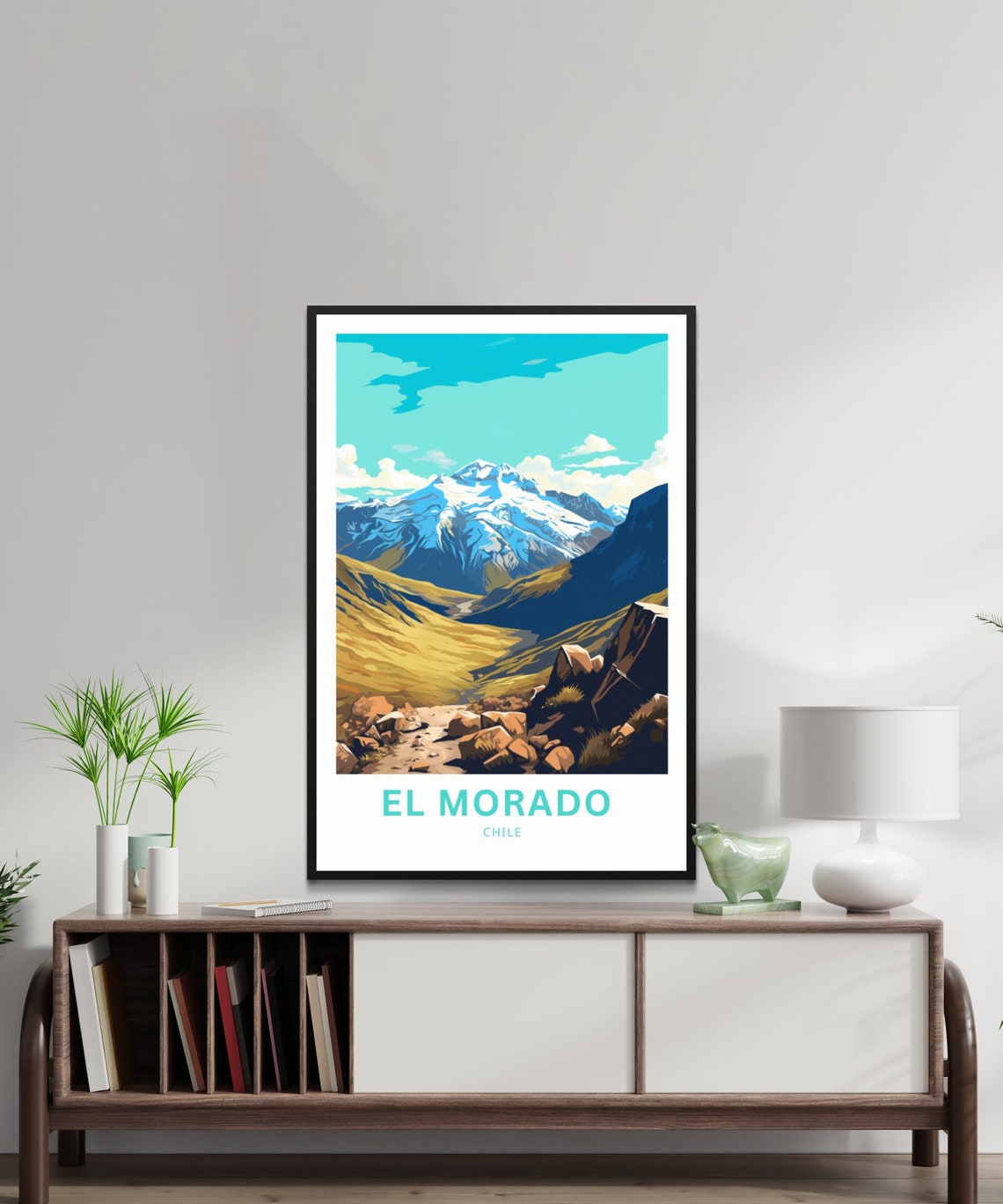 Personalized El Morado Travel Print El Morado Poster Chile Wall Art Framed Present Gift Chile Present - Image 2