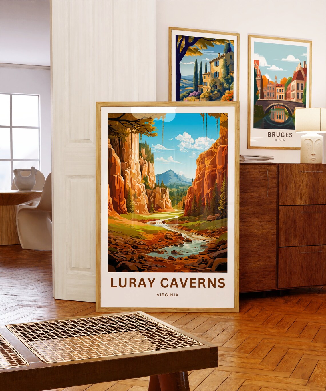 Luray Caverns Travel Poster, Virginia Landmark - Image 5