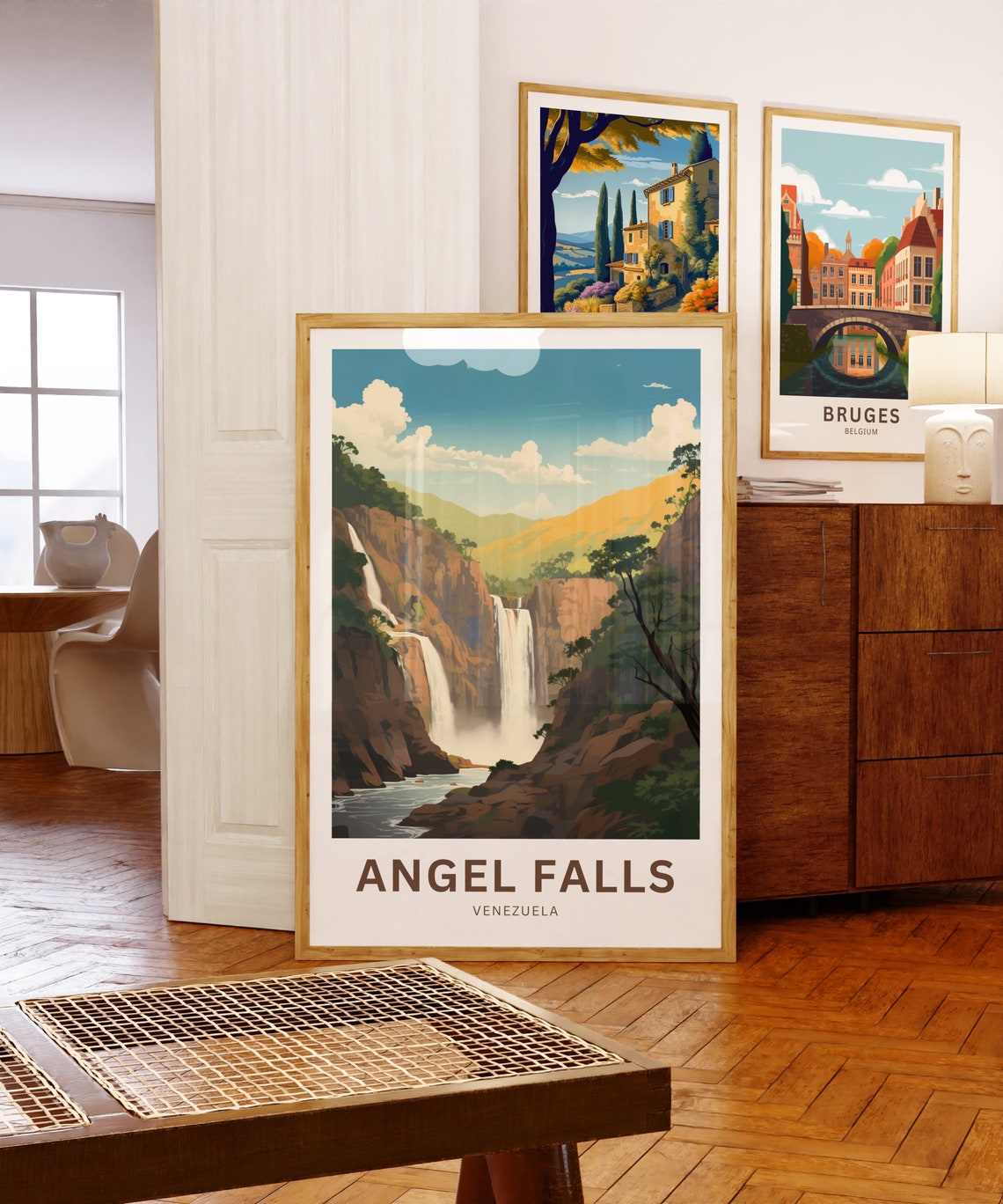Angel Falls Venezuela Towering Canyon Waterfall Travel Poster - Image 5