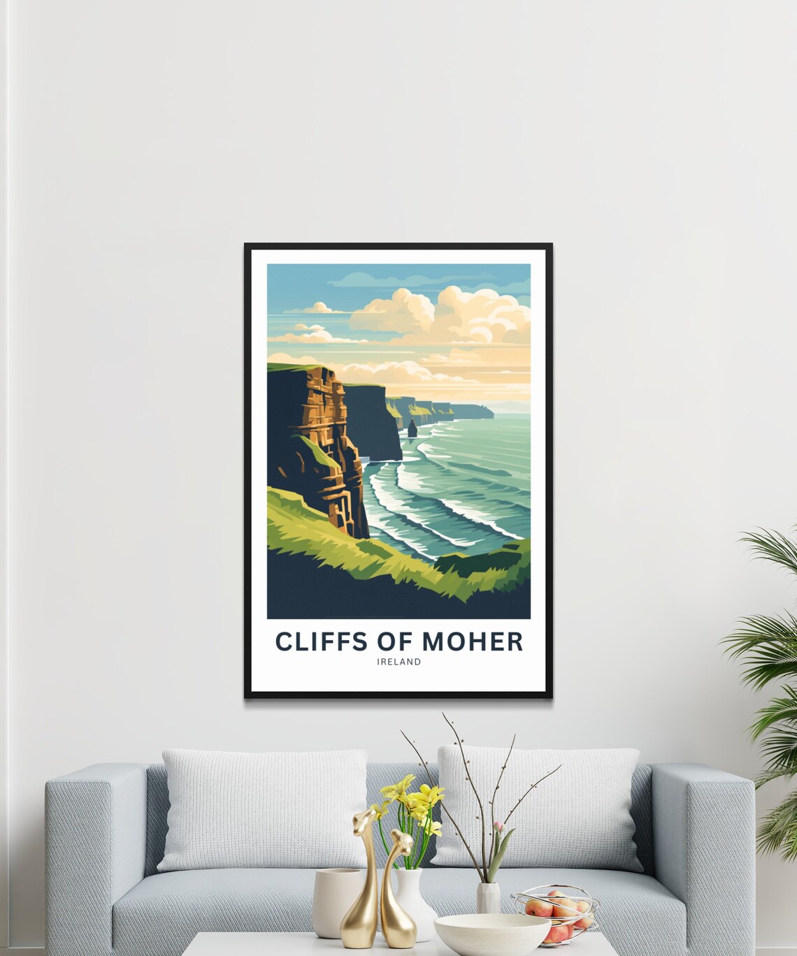 Cliffs Of Moher Travel Print Ireland Poster Print - Image 3