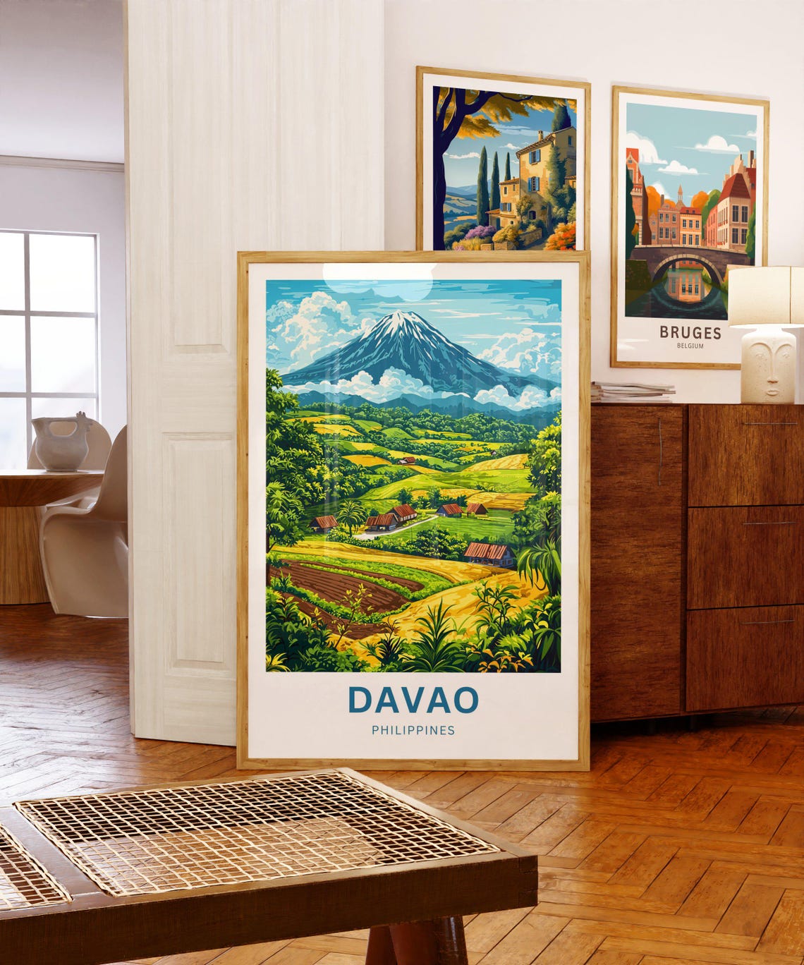 Davao Philippines Mount Apo Volcano Rice Terrace Travel Poster - Image 5