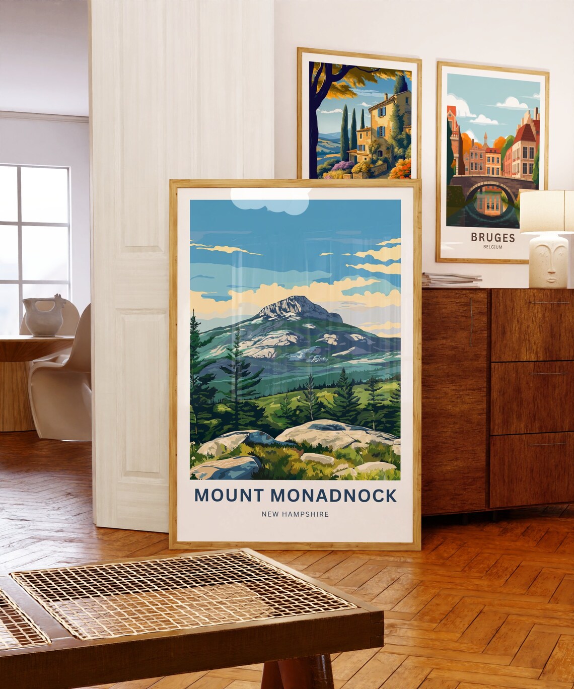 Personalized Mount Monadnock Travel Poster, New Hampshire - Image 5