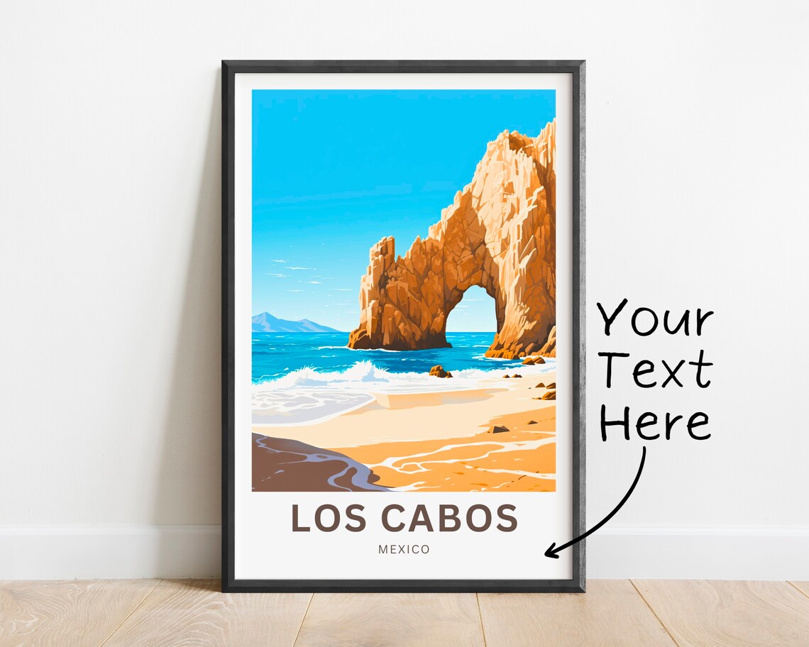 Los Cabos Travel Poster, Mexico Baja California - Image 2