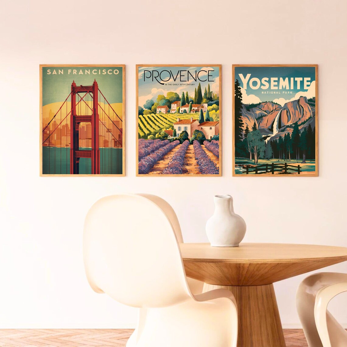 Provence in the Early 20th Century Lavender Farmhouse Poster - Image 3