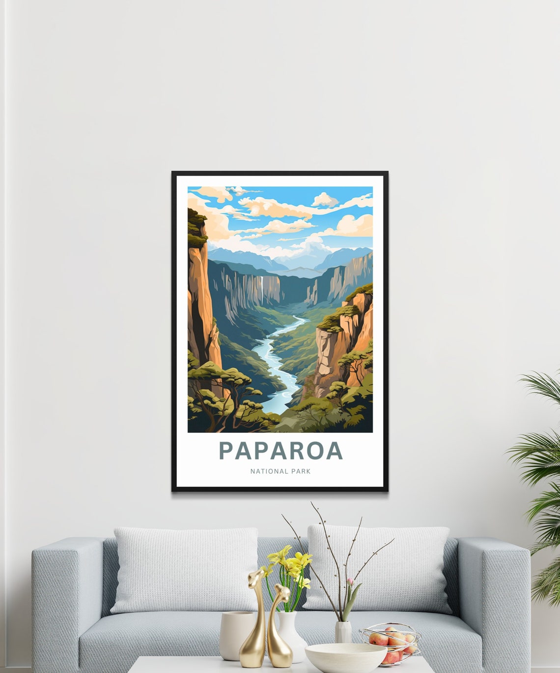 Personalized Paparoa National Park Green Canyon Gorge Travel Poster - Image 3