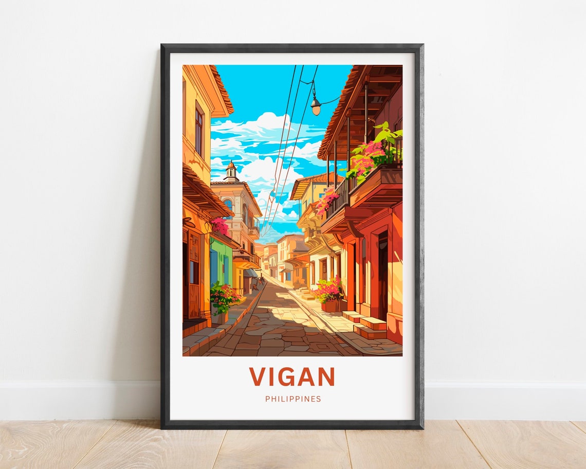 Vigan Travel Poster, Philippines