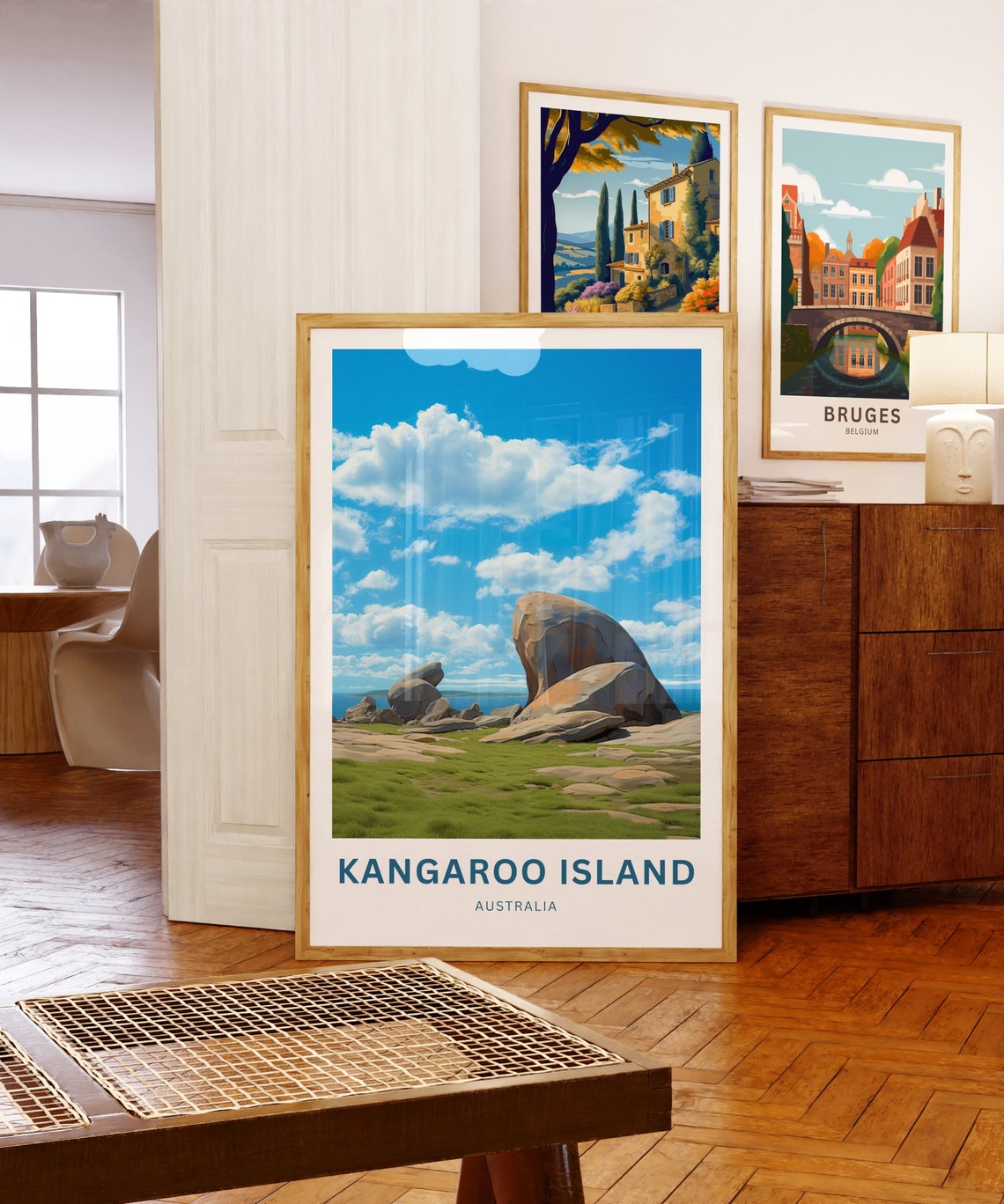 Kangaroo Island Travel Print Kangaroo Island Poster Australia Wall Art Framed Present Gift Australia Present - Image 5
