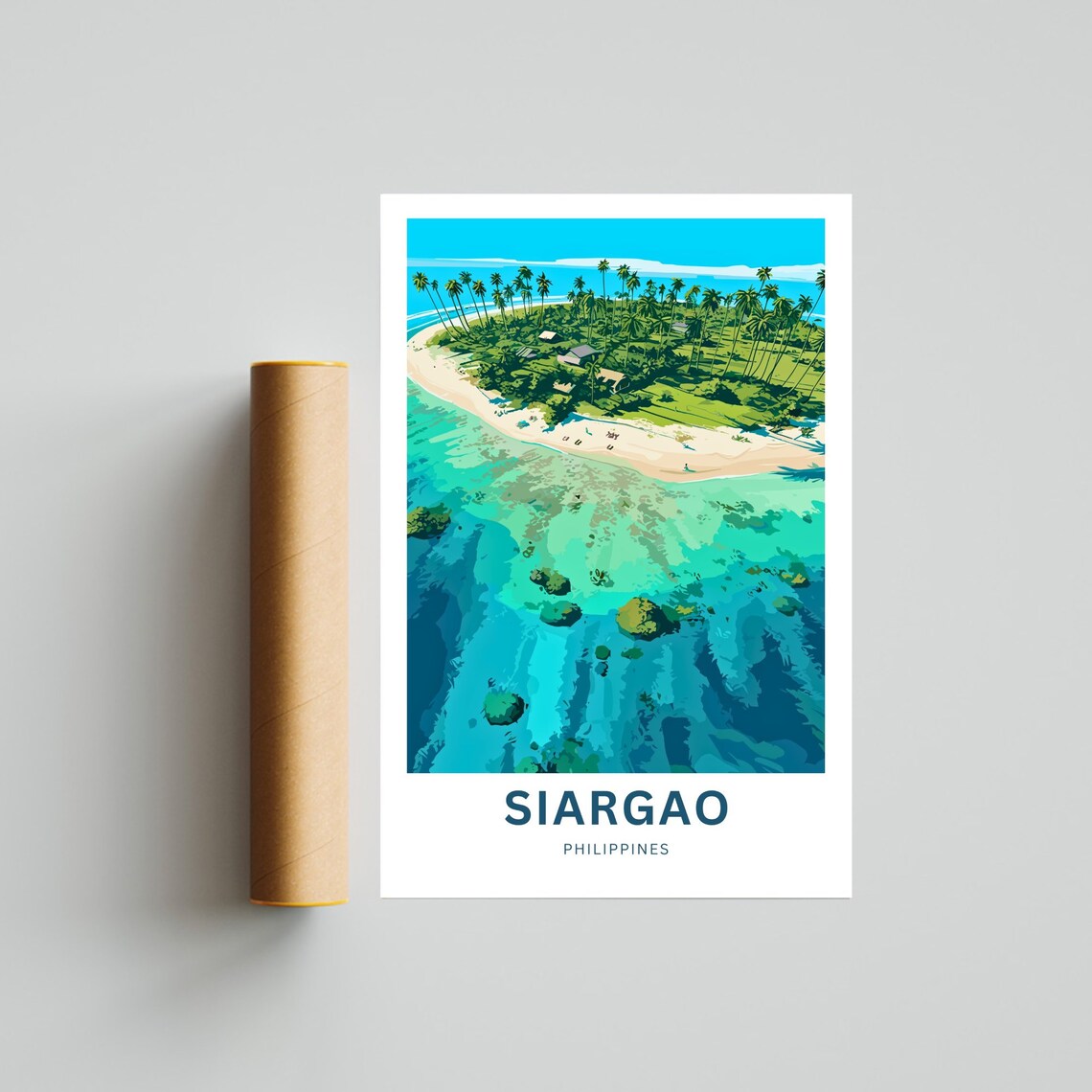 Siargao Personalized Travel Poster, Philippines Wall Art - Image 4