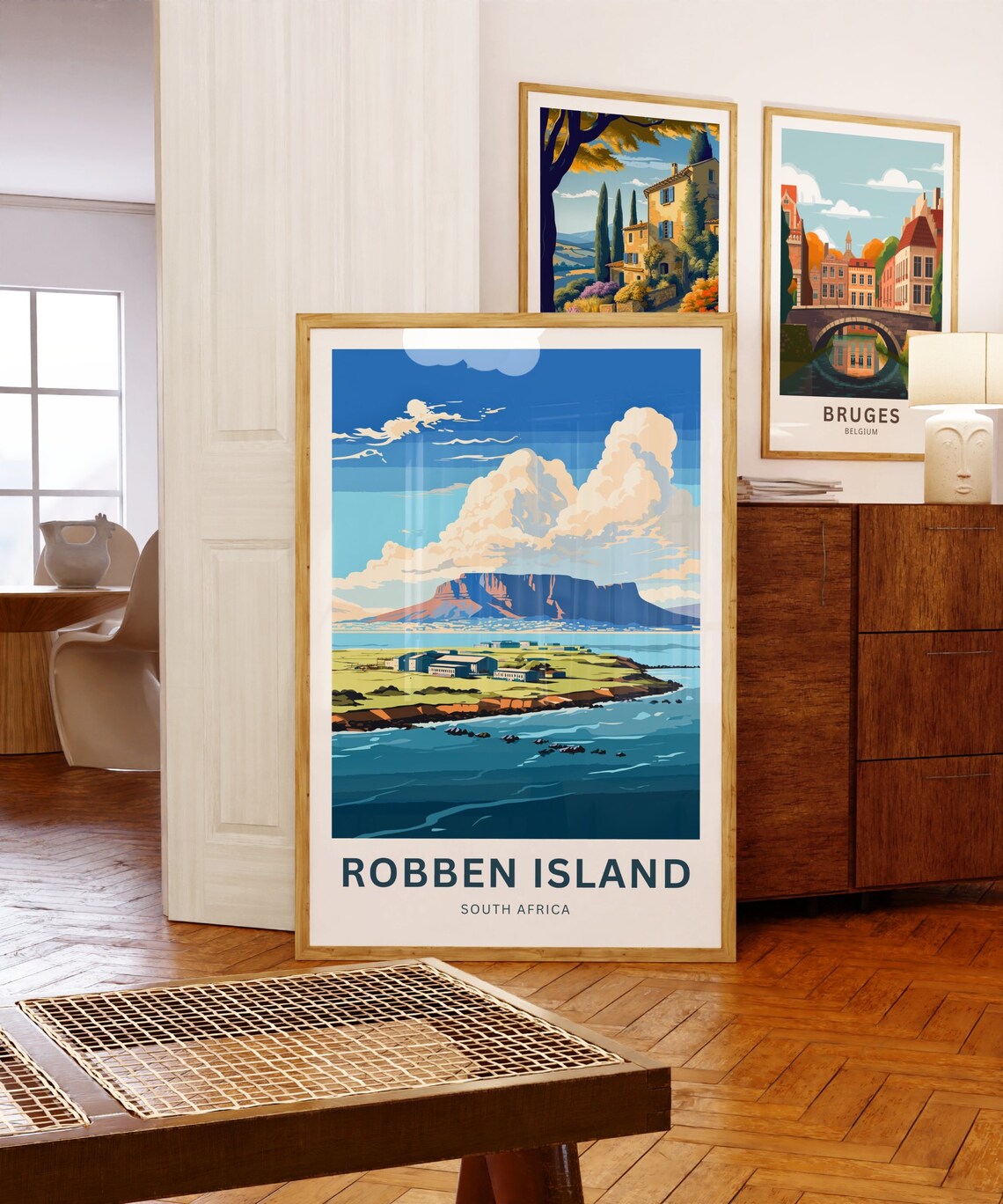 Robben Island Travel Poster, South Africa Wall Art - Image 5