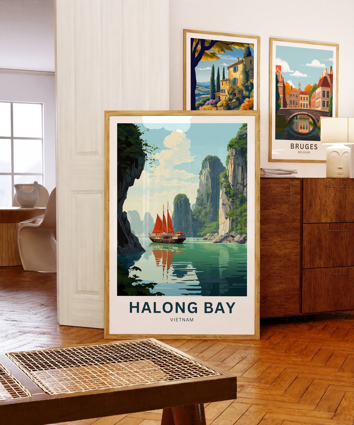 Halong Bay Travel Poster, Vietnam Wall Art - Image 5