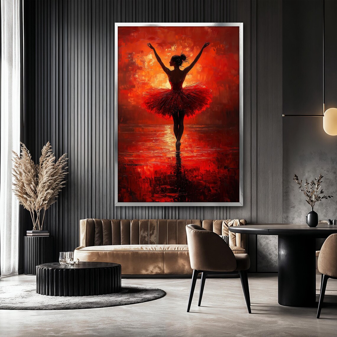 Ballerina Painting, Elegant Ballet Dancer Decor - Image 2
