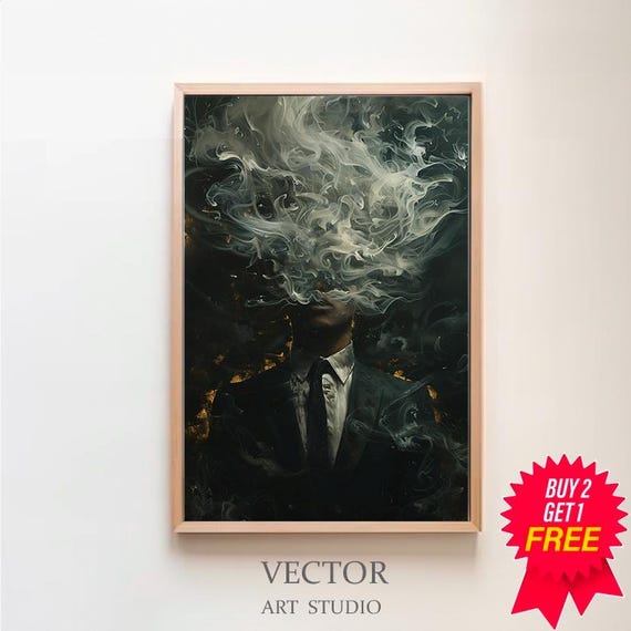Moody Wall Art Moody Print Moodie Art Prints Moody Decor Moody Vintage Wall Art Darkness Moody Wall Art Moody Modernism Moody Dark Wall Art