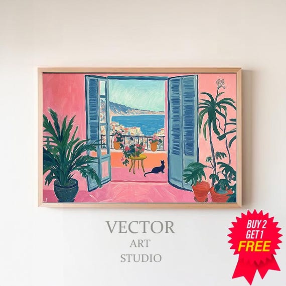 Henri Matisse Poster Farbfrohe Wandkunst Als Matisse Print Matisse Kunstdruck Moderner Horizontaler Kunstdruck Matisse Museum Print