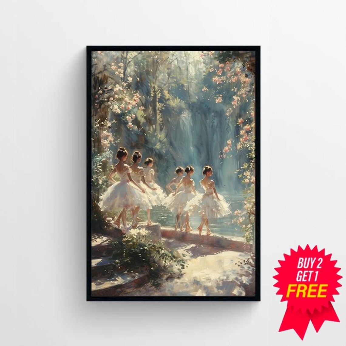 Ballet Dance Vintage Coquette Art Print, Ballerina - Image 4