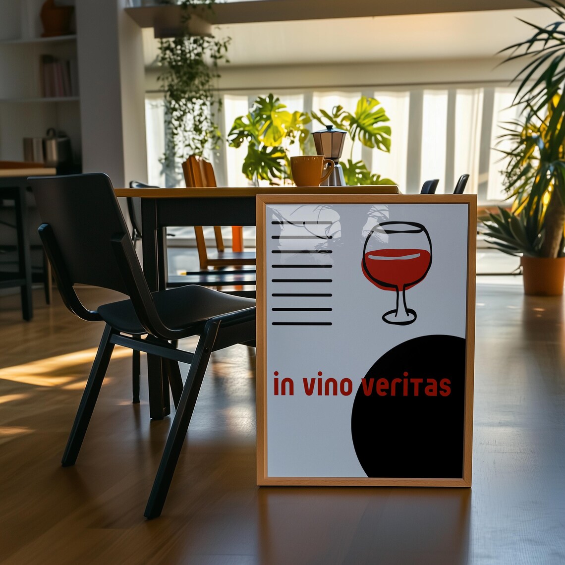 Minimalist Wine Poster, Italian Wine Line Art - Image 3
