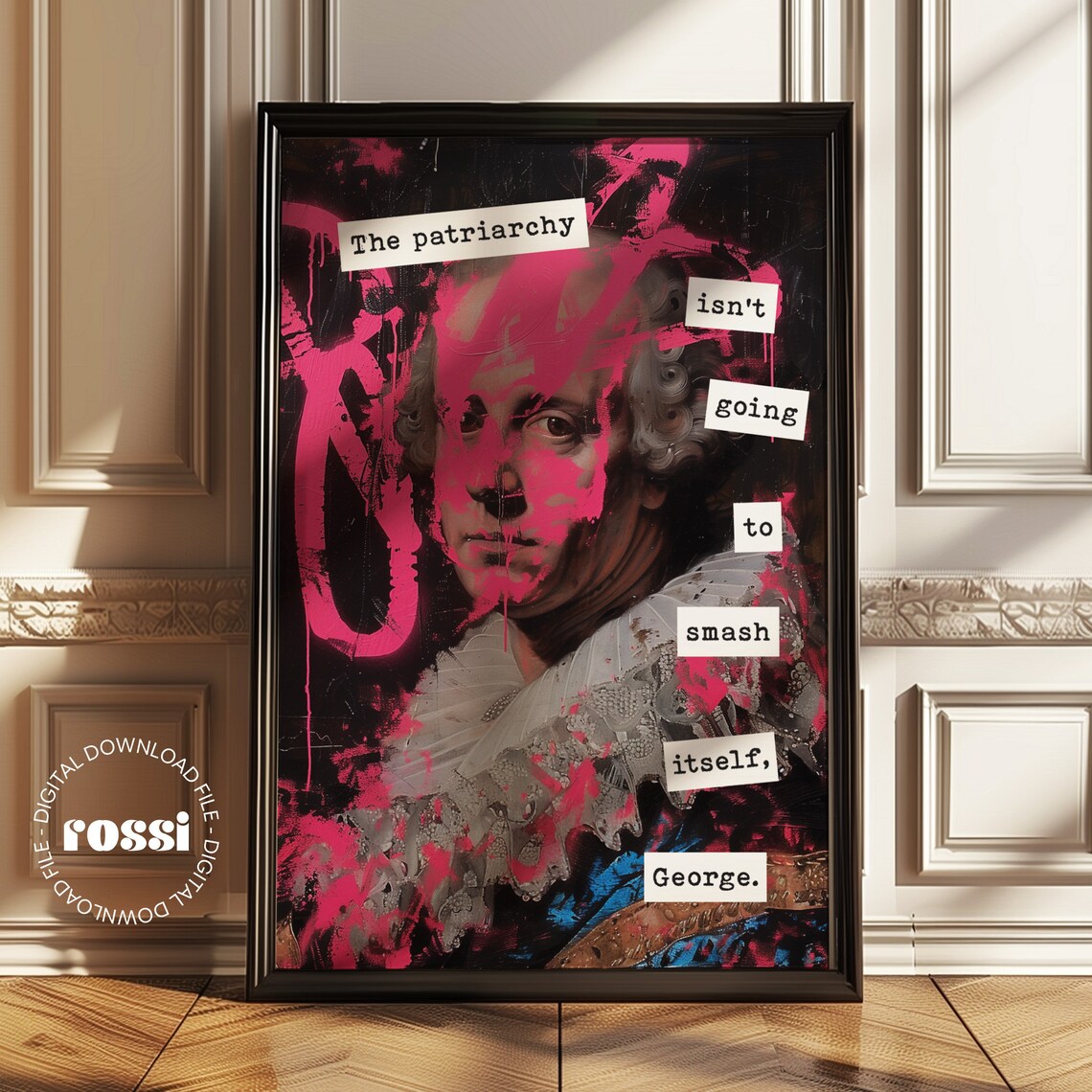 End The Patriarchy Feminist Quote, Maximalist Art - Image 2