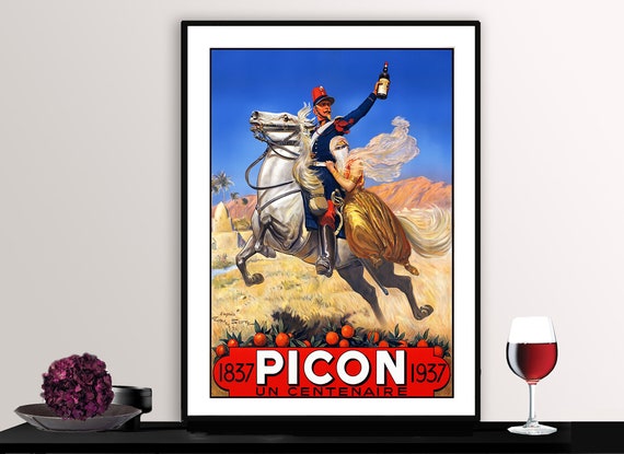 Picon Vintage Fooddrink Poster Poster Paper Or Print Gift Idea Wall Decor