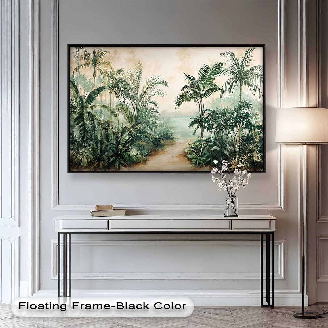 Tropical Forest Art Print, Jungle Landscape - Image 3