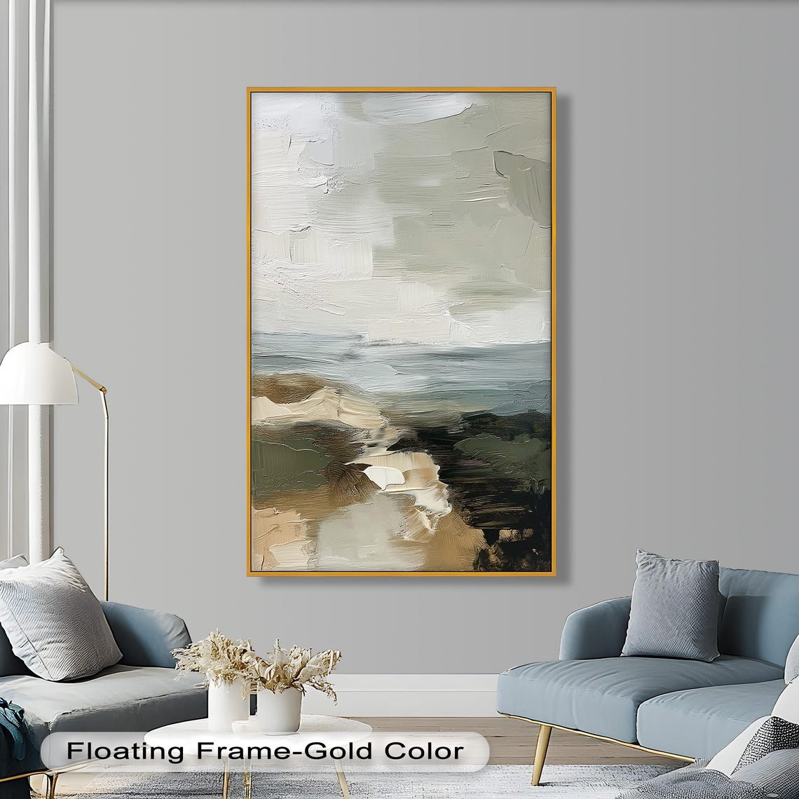 Abstract Nature Landscape, Modern Minimalist Decor - Image 4