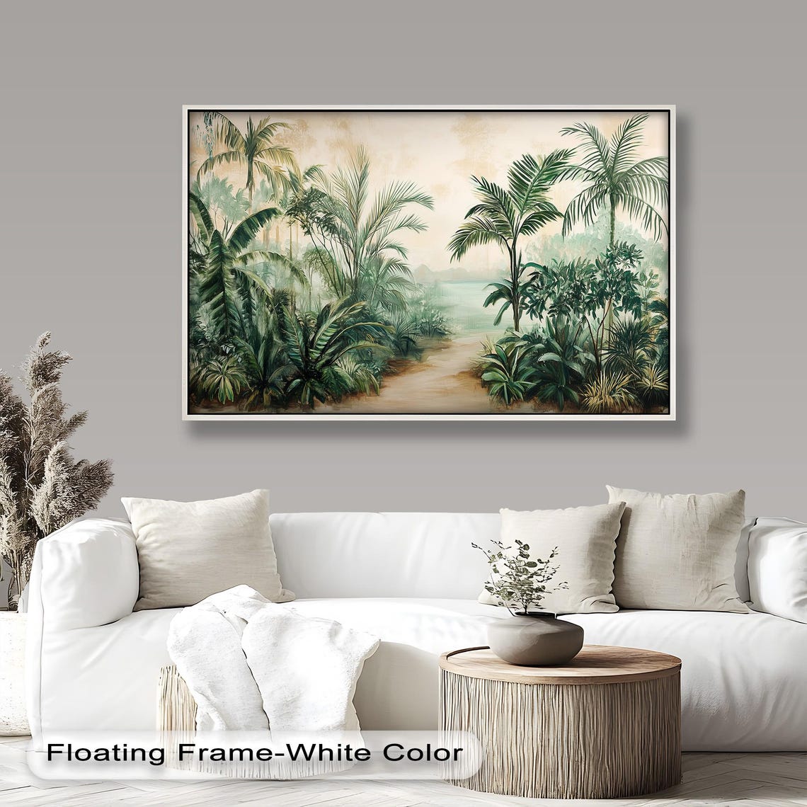 Tropical Forest Art Print, Jungle Landscape - Image 2
