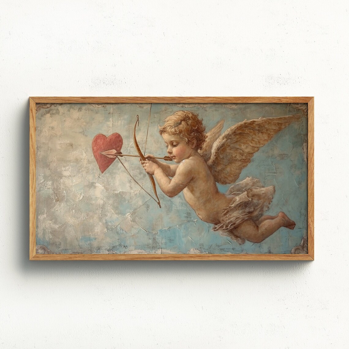 Cupid Vintage Valentine Love Romance Art Print