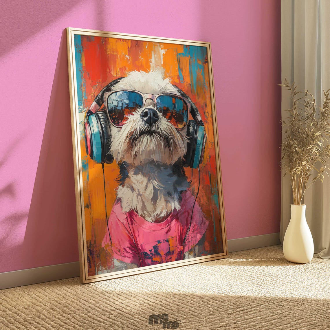 Shih Tzu DJ Dog, Funny Pet Portrait - Image 5