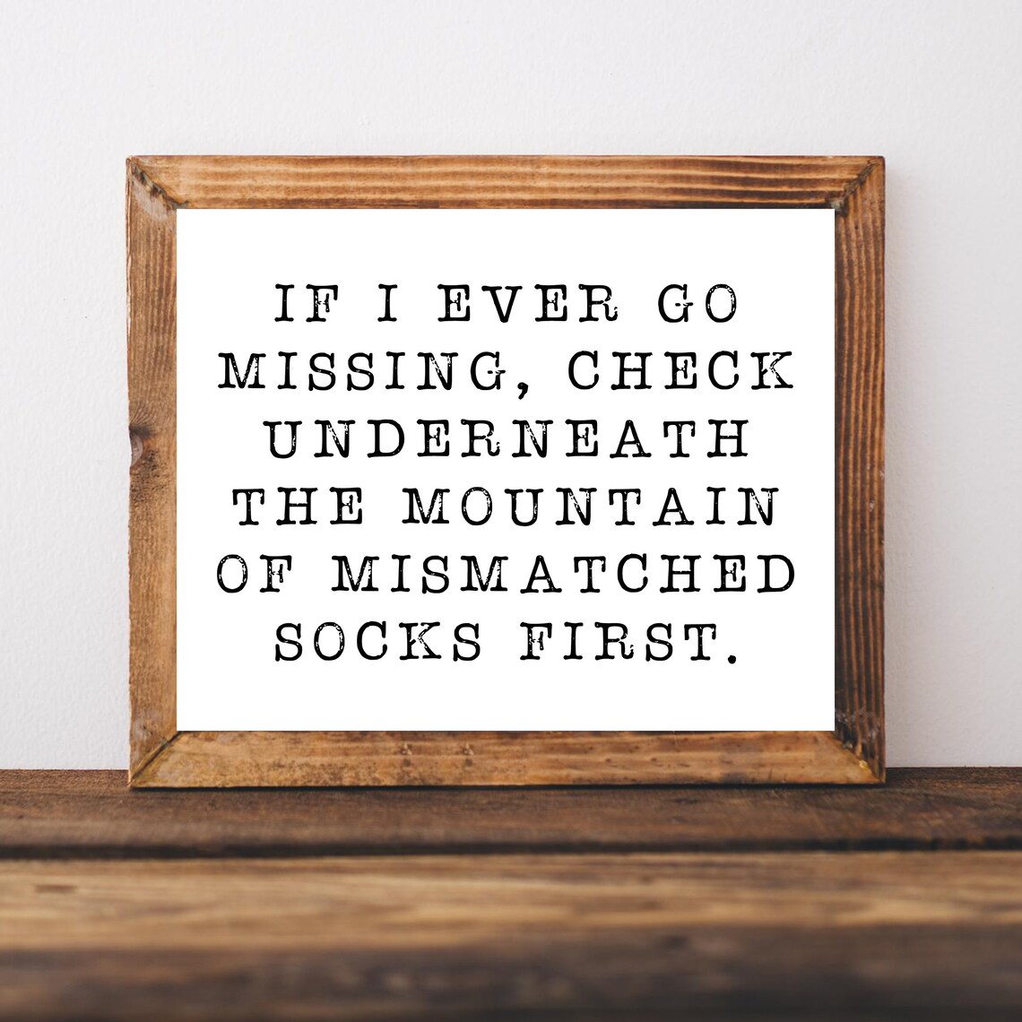 Laundry Room Decor Sign Funny Wall Art Print