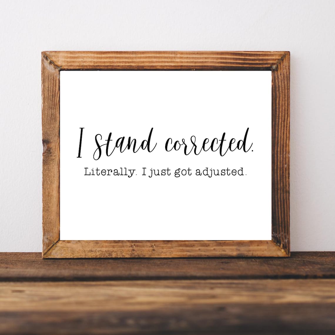 Chiropractic Poster Art Print, Funny Clinic Decor