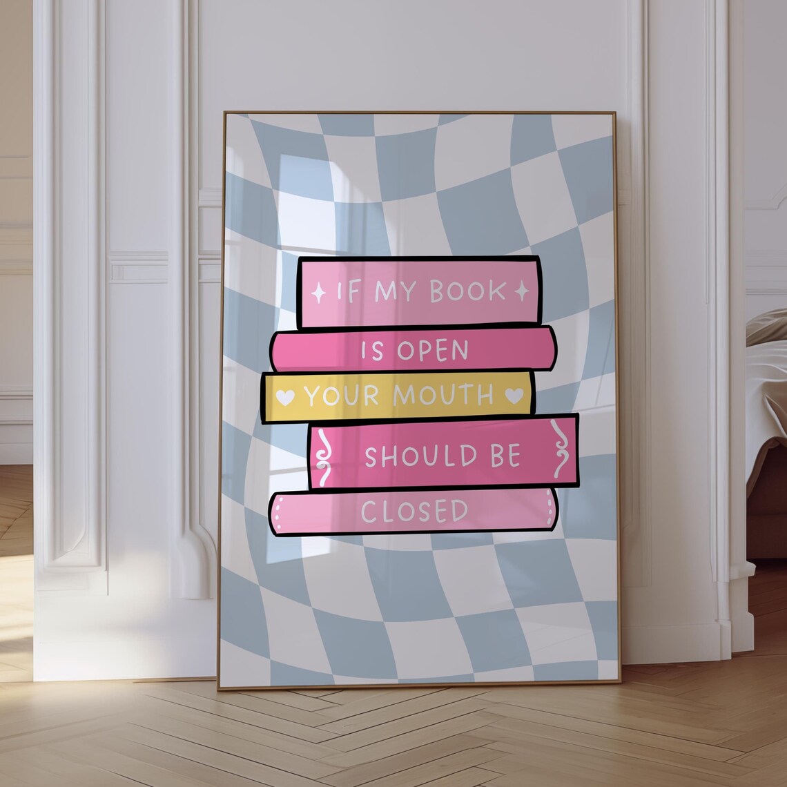 Pile Of Books, Read Funny Poster - Image 2