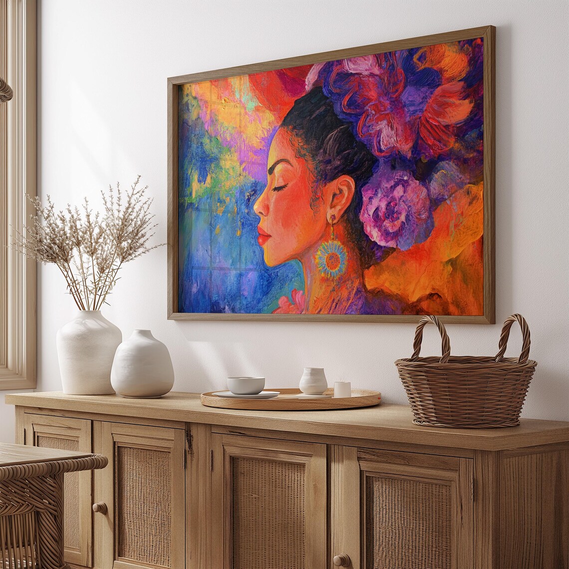 Mexican Wall Art Print, Home Decor Gift For Her