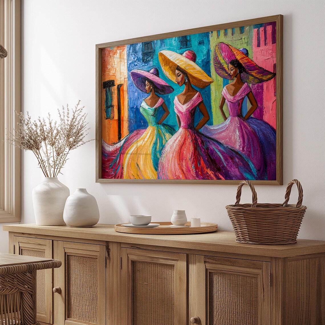 Mexican Art Print, Home Decor Gift For Her
