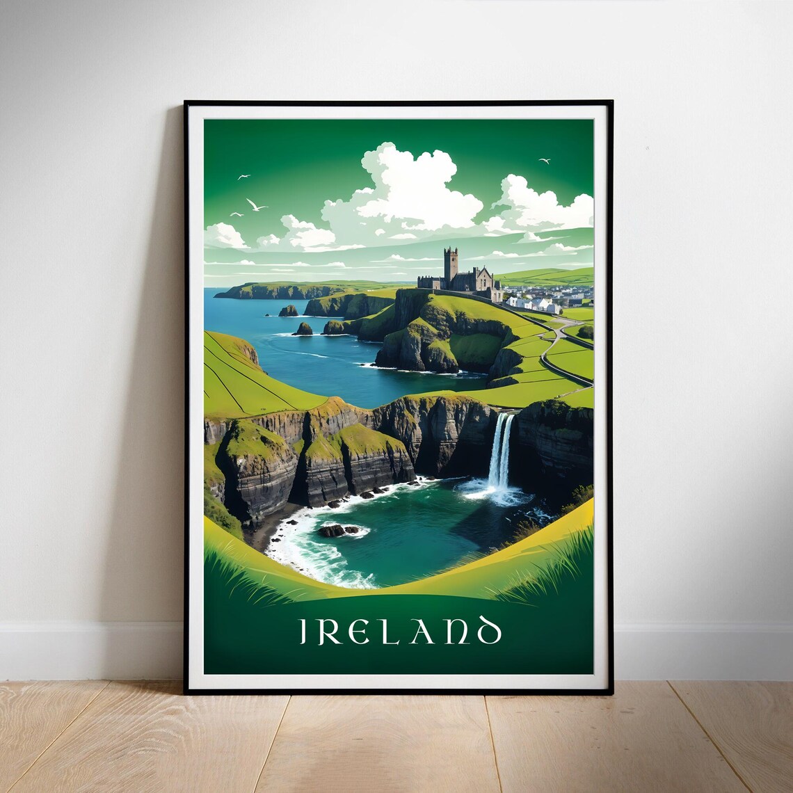 Ireland Instant Hanging Decor Travel Poster