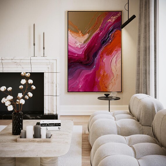 Dancing Colors In Abstract Flow Artwork Wall Art