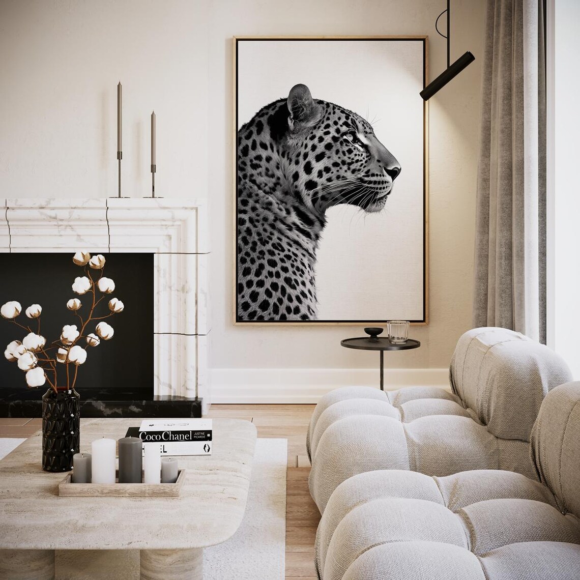 Power And Grace Of A Leopard Artwork Wall Art
