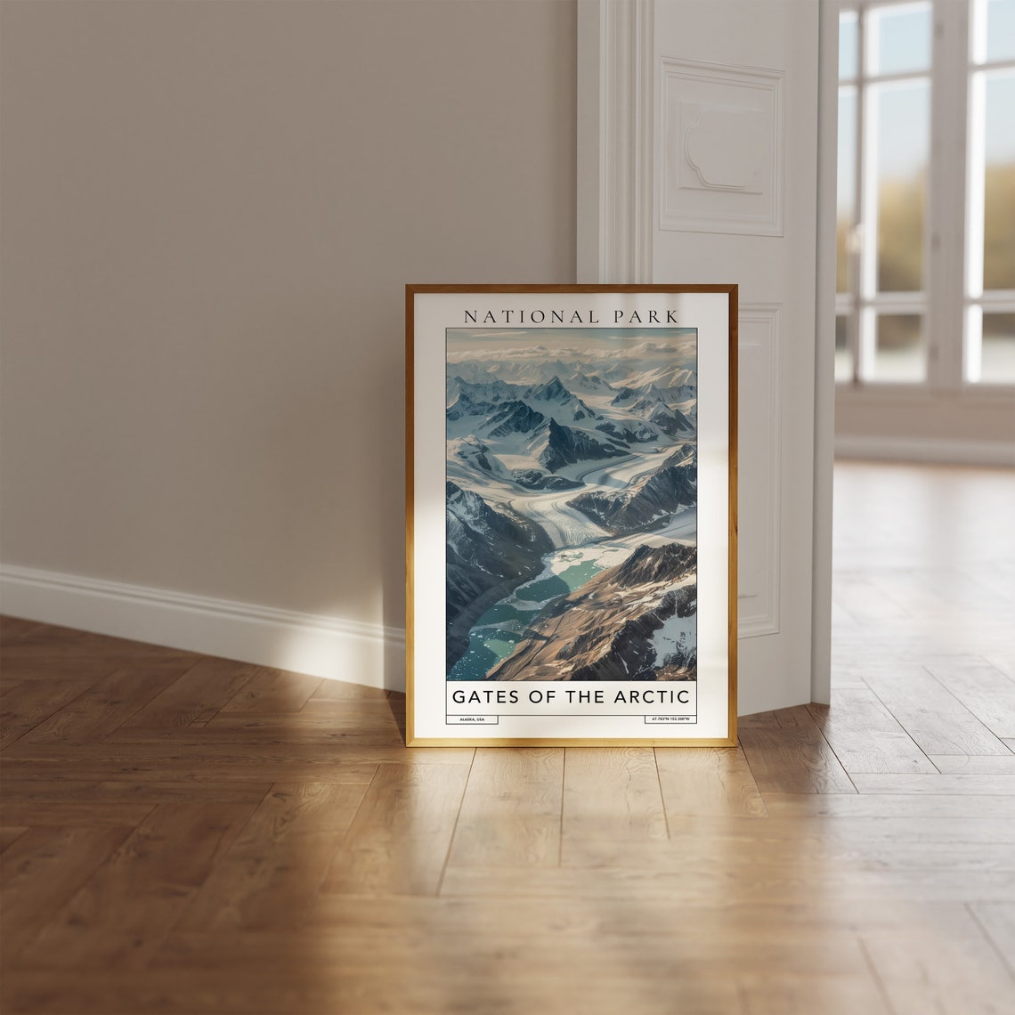 Gates Of The Arctic National Park Travel Print Gates Of The Arctic Alaska Print Gates Of The Arctic Wall Art National Park Poster - Image 3