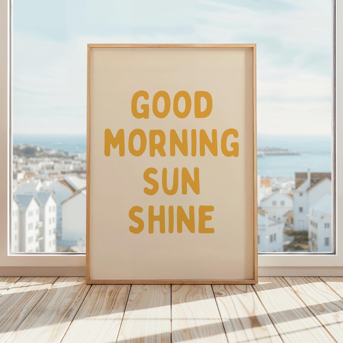Good Morning Sunshine Positive Quote Poster