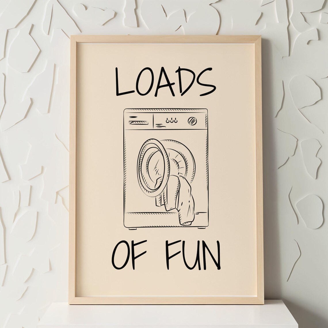 Loads Of Fun Laundry Room Humor Poster Print