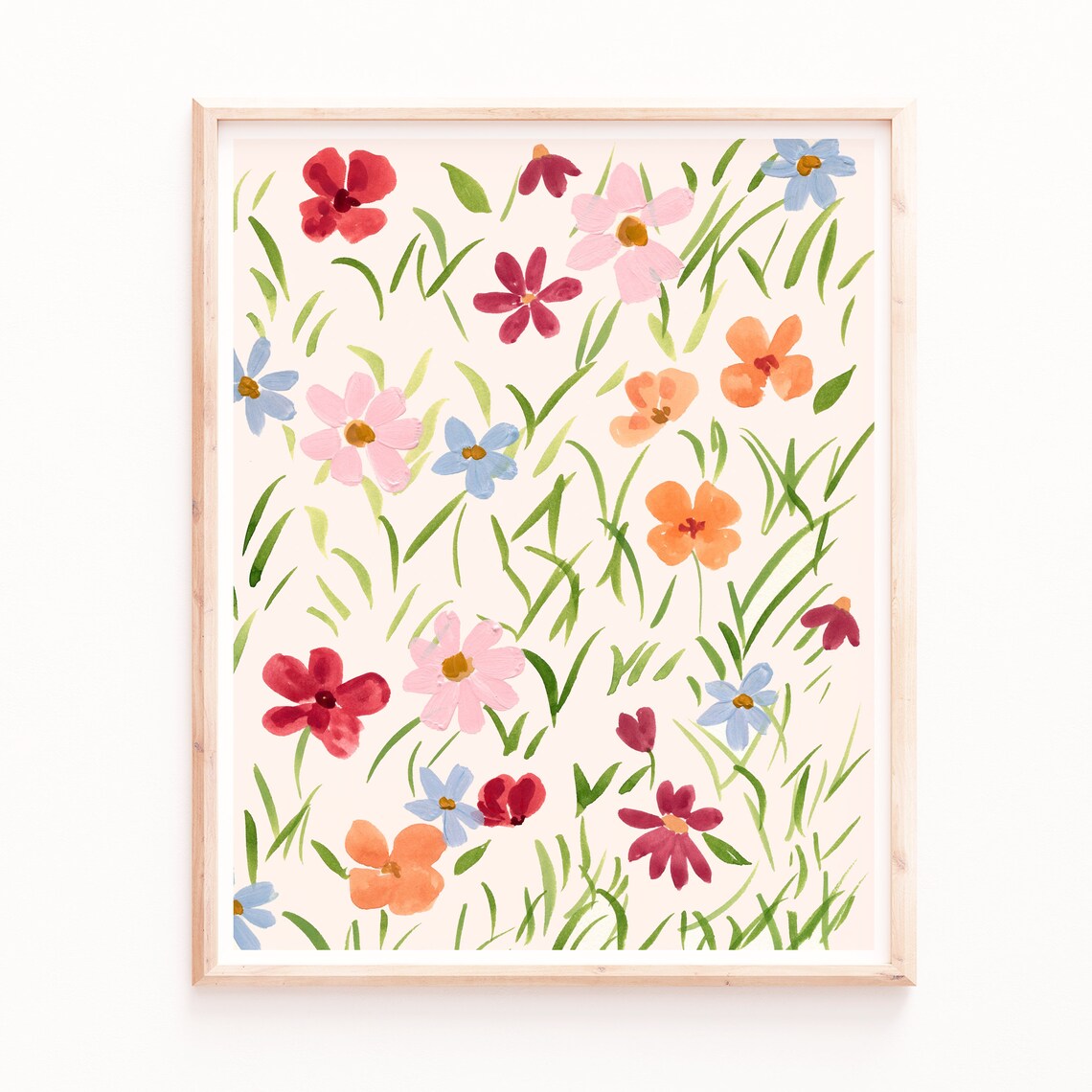 Vintage Floral Prints, Danish Pastel Wall Art - Image 4