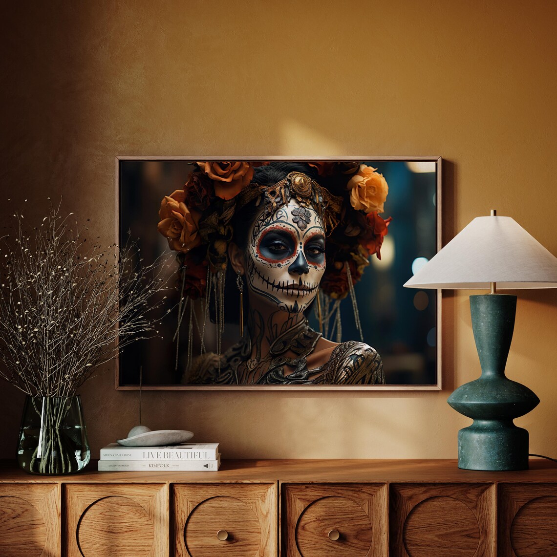 Dia De Los Muertos Celebrations Art Print, Day Of The Dead
