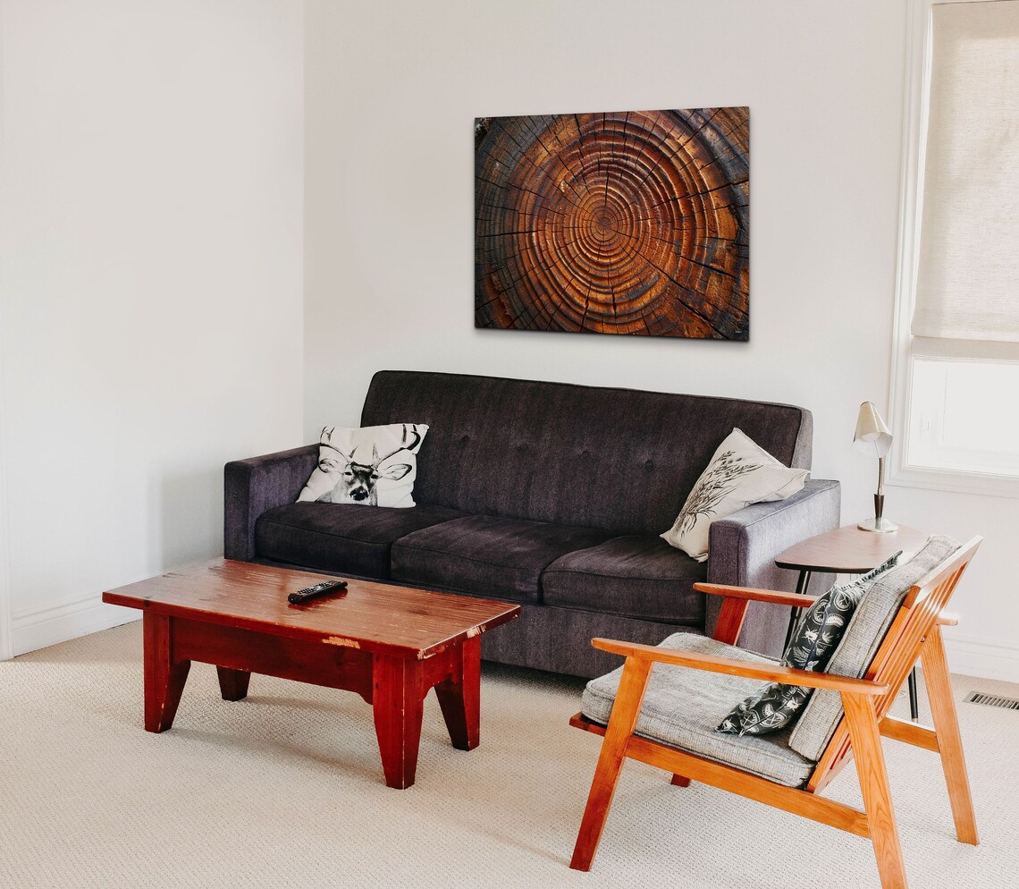 Tree Ring Art Print, Tree of Life Landscape - Image 3