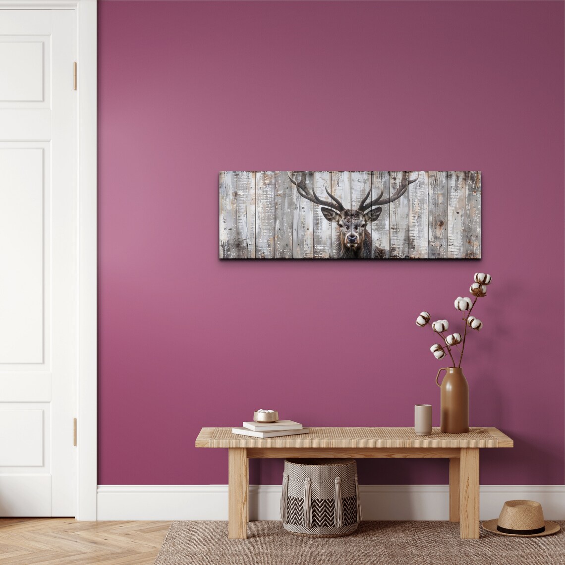 Deer Art, Rustic Cabin Vacation House Wall Art - Image 6