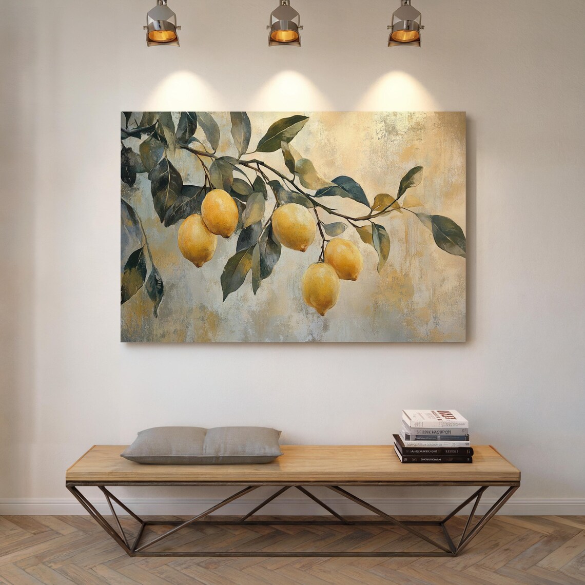 Vintage Lemon Tree Art Print, Rustic Farmhouse Decor - Image 4