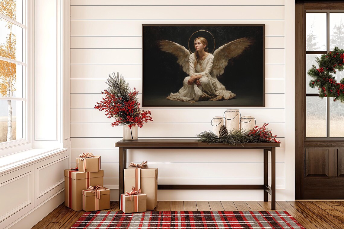 Guardian Angel, Spiritual Christian Art Print