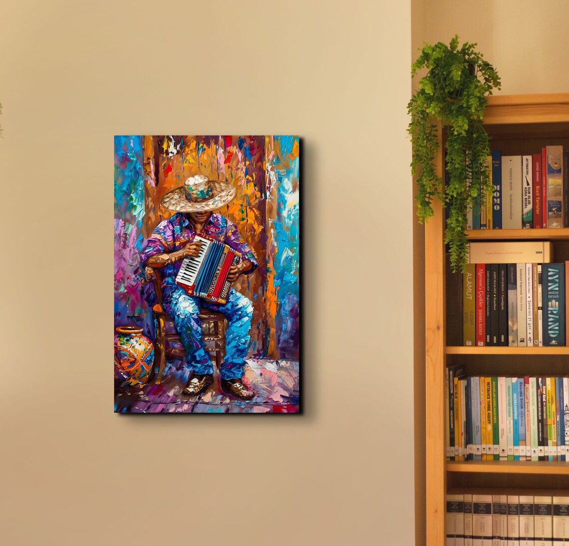 Mariachi Man Mexican Spanish Style Art Print - Image 5