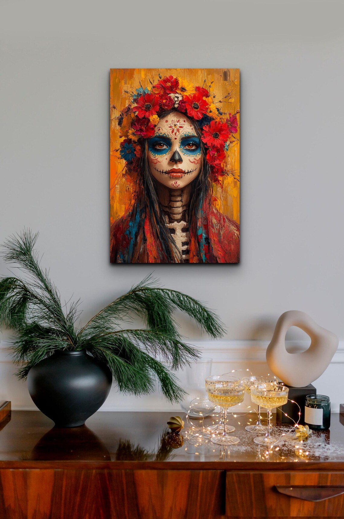 Day Of The Dead Art Print, Dia De Los Muertos - Image 6