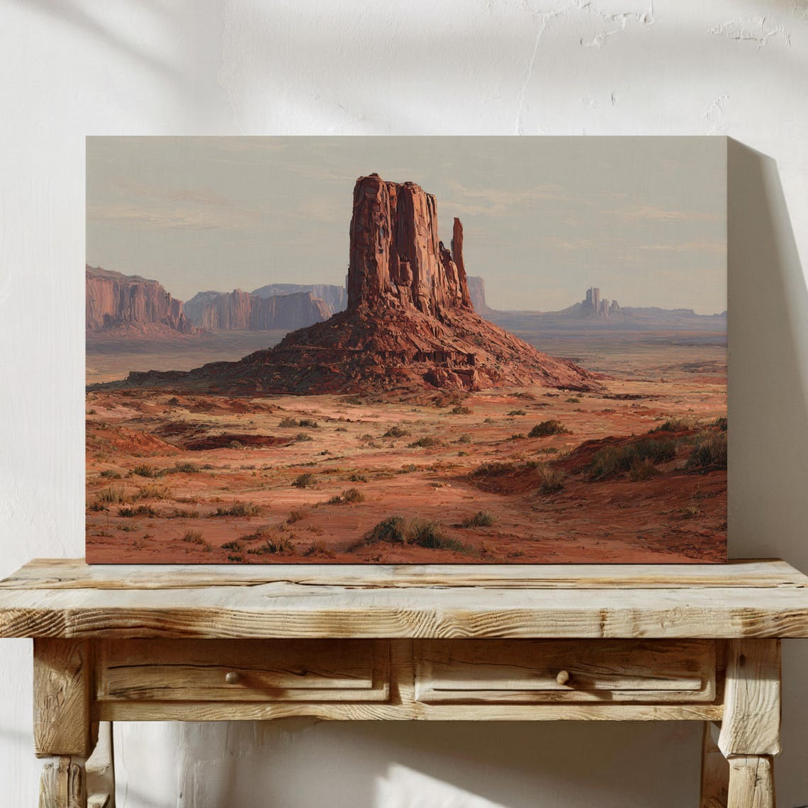 Monument Valley Desert Butte Red Rock Southwest Landscape Poster